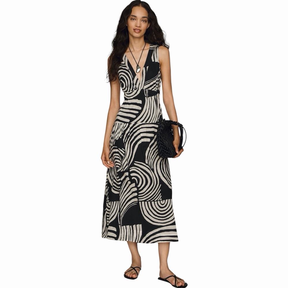 Rails Women’s Dress Genevieve Cutout Tiered Cotton Sundress Size Small BNWT